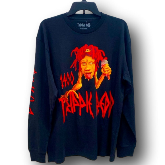 Tripple Redd "Life's A Trip" Long Sleeve Graphic T-Shirt - Size Large - NWT - Picture 1 of 4